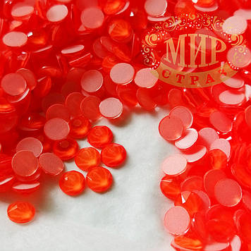 Стрази Xirius Crystals, колір Neon Red, ss16 (3,8-4 мм), 100 шт.
