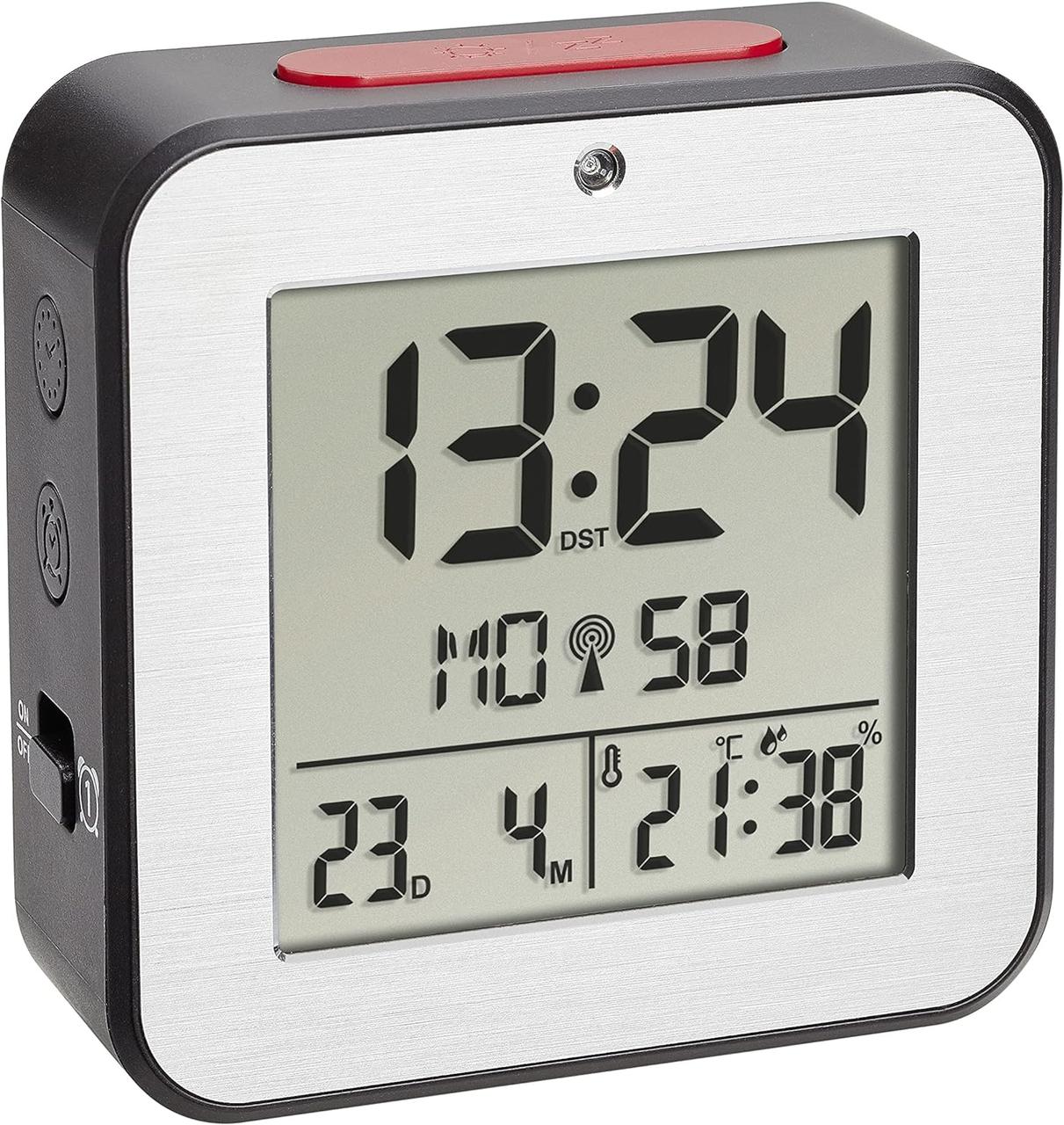 Настільний цифровий годинник з будильником TFA 60254754