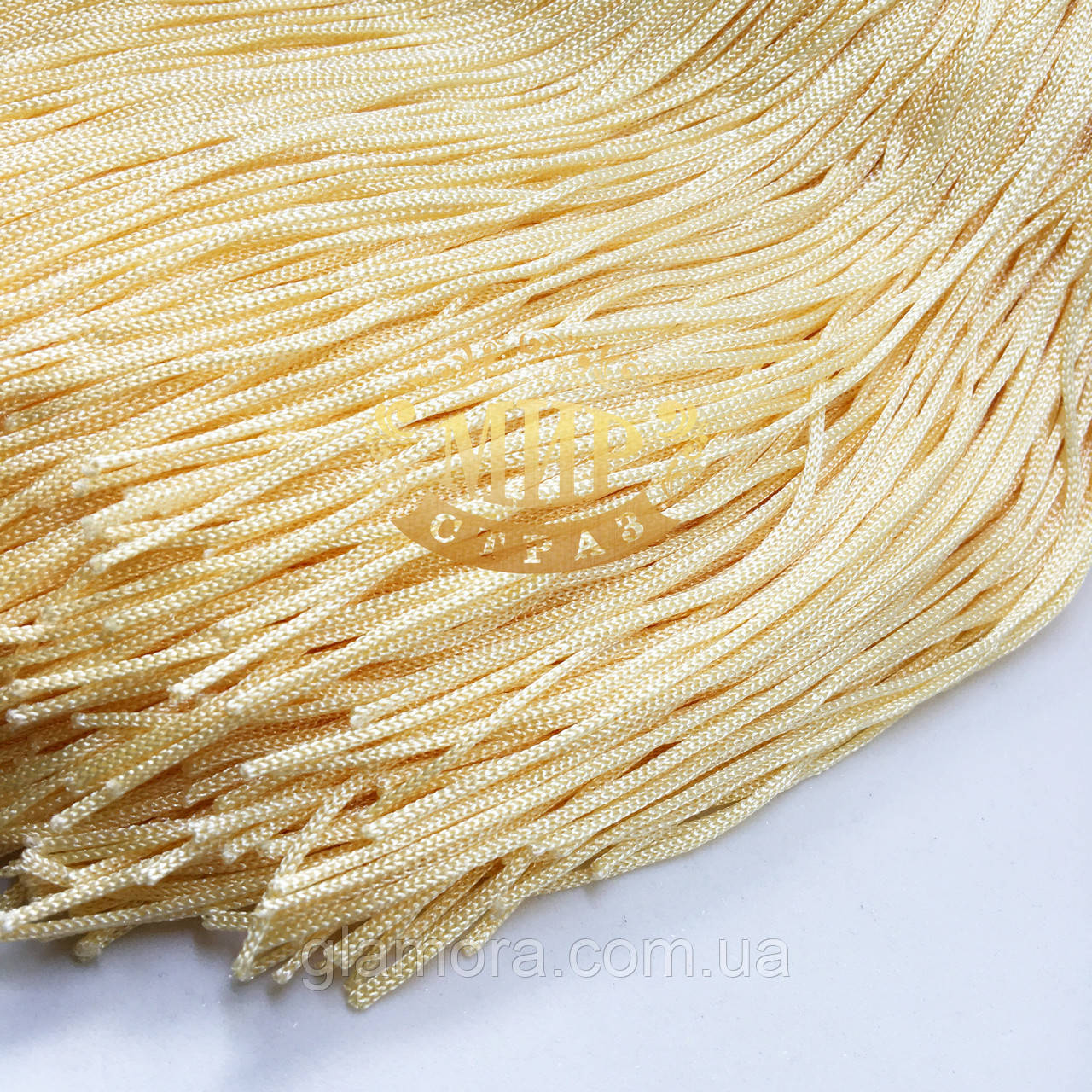 Бахрома танцювальна. Колір Ivory 15 см*1м, фото 1