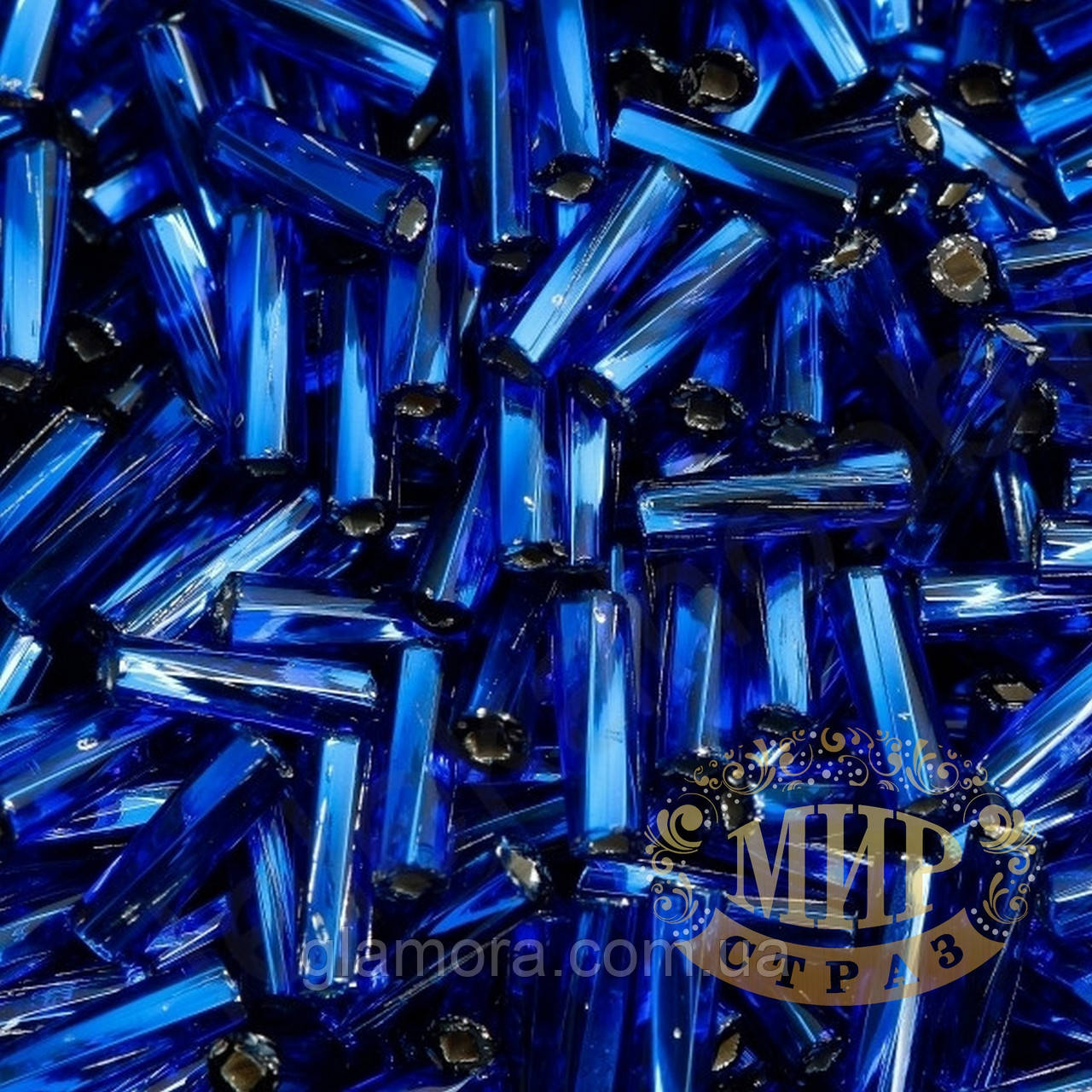Склярус кручений, колір Sapphire, довжина 9 мм, 10 г, фото 1
