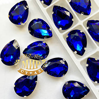 Стрази в срібних цапах