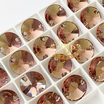 Пришивні ріволі Сваровські Blush Rose 10 мм, 1 шт.