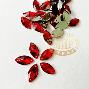 Пришивний човник (синтет. скло), колір Lt Siam, 7х15 мм*1 шт.