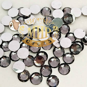 Стрази ДМС економ, колір Black Diamond ss12 (3,2 мм), 100 шт.