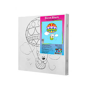Набір для розпису по контурах для дітей Riviera Blanca На повітряній кулі 25x25 см (КА-019)