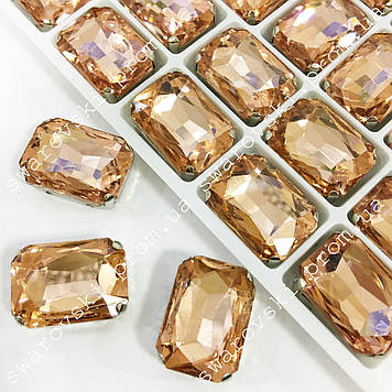 Пришивні стрази в цапах.13х18мм.Кольор Lt Peach