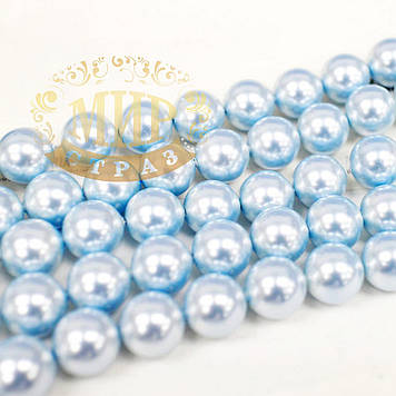 Перли Swarovski, колір Lt Blue Pearl (виберіть розмір) мм, 1 шт.