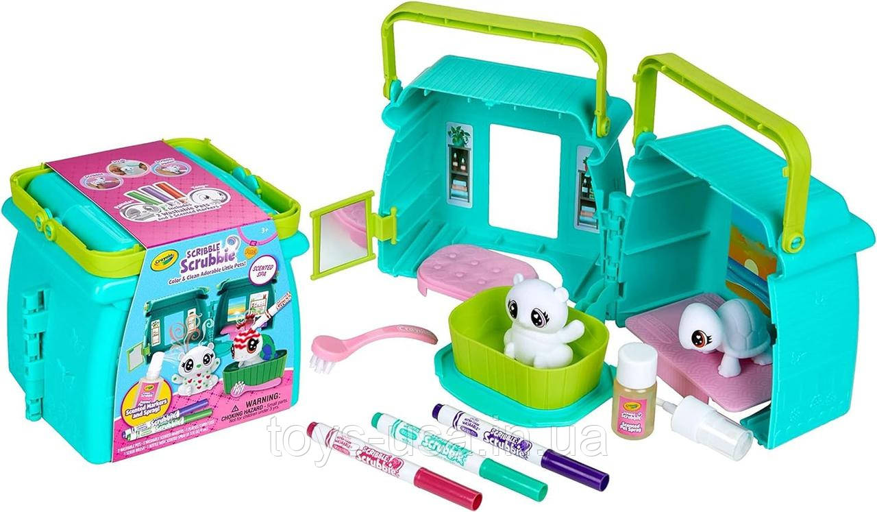 Крайола розфарбуй вихованців Спа для тварин Crayola Scribble Scrubbie Pets Scented Spa