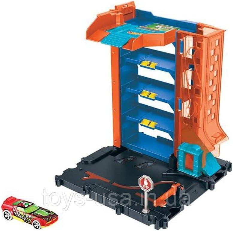 Трек Хот Вілс Сіті Паркінг в центрі міста Hot Wheels City Downtown Car Park, фото 1