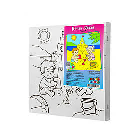 Набір для розпису по контурах для дітей Riviera Blanca Літо 25x25 см (КА-076)