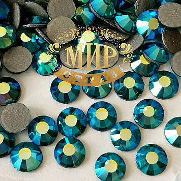 Стрази Preciosa (Чехія) Колір Blue Zircon AB ss20(4.8mm) Гаряча фіксація.Ціна за 100 шт.