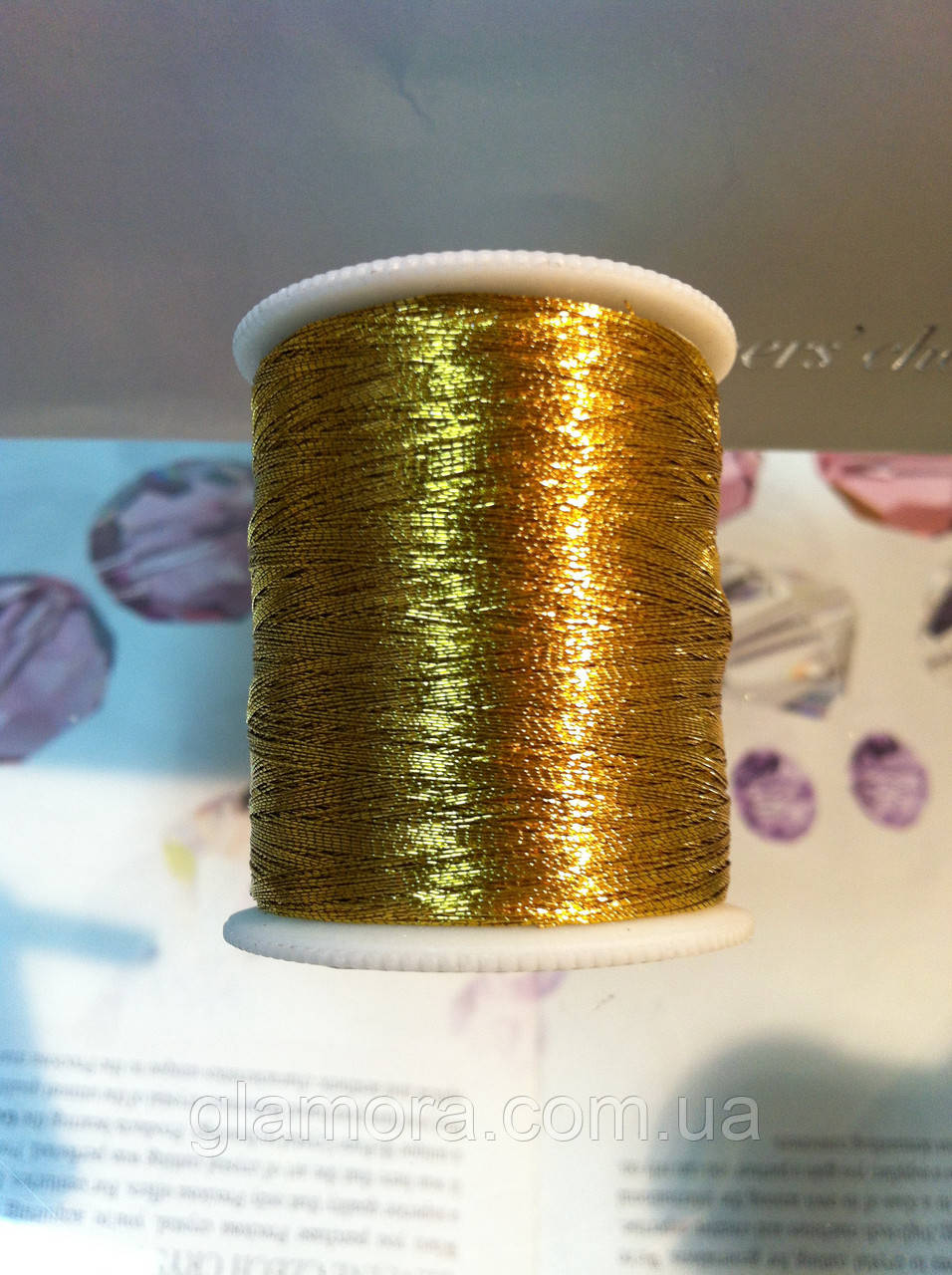 Люрекс золотий, 100 м, фото 1