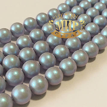 Swarovski жемчуг, Ir. Dreamly Blue Pearl 6мм* 1 шт