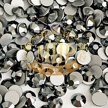 Стрази Preciosa Jet Hematite ss10(2.7-2.9mm)