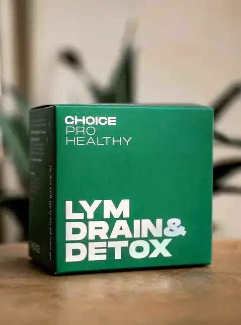 LYM DRAIN CHOICE глибоке очищення організму та дренаж лімфатичної системи Лім Дрейн Драйн Чойс 60 капсул