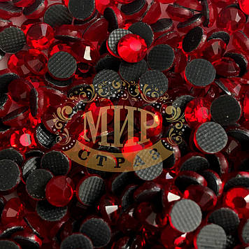 Стрази економ Hotfix, колір Light Siam, ss20 (5mm), 100 шт.