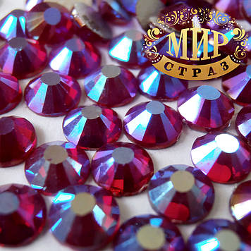 Камені ДМС Преміум, Fuchsia AB ss16 (4 мм), 100 шт.