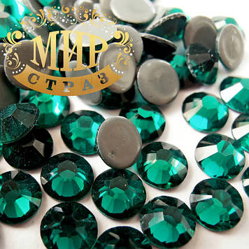Стрази hotfix DMC (Преміум!) Green Zircon ss10 (2,8 mm).Цина за 100 шт.