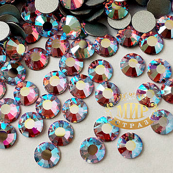 Клейові стрази Preciosa, Violet AB (нетермо) ss16 (3.8-4mm)