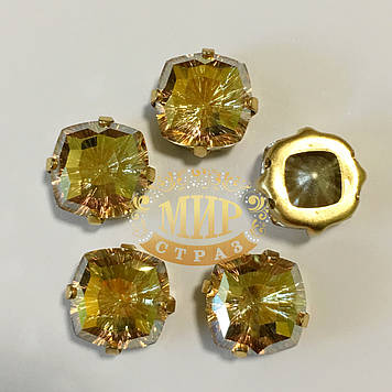 Стрази в попіл. оправі Metalik Sunshine Millennium 10 mm*1шт