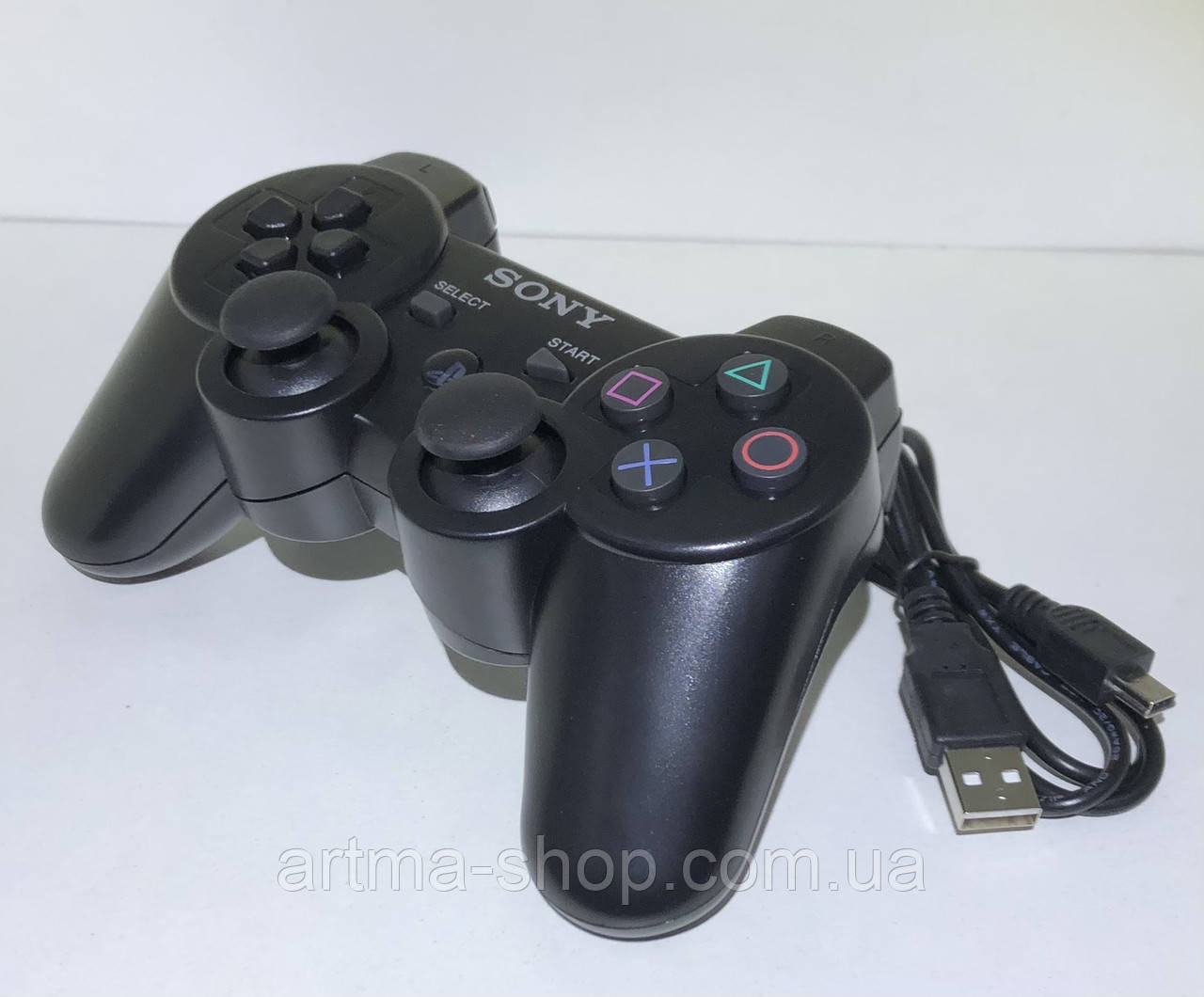 Бездротовий Джойстик Sony Геймпад PS3 для Sony PlayStation PS 3 Чорний