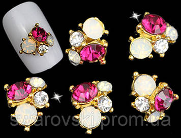 Стразовий 3D декор для нігтьового дизайну