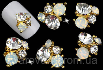 Стразовий 3D декор для нігтьового дизайну