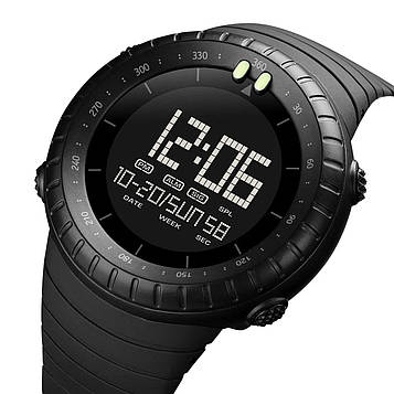 Годинник наручний чоловічий SKMEI 1992BK BLACK, чоловічий армійський водостійкий тактичний годинник. Колір: чорний