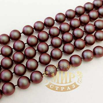 Перли Swarovski, Iridescent Red Pearl, (виберіть розмір) 1 шт.
