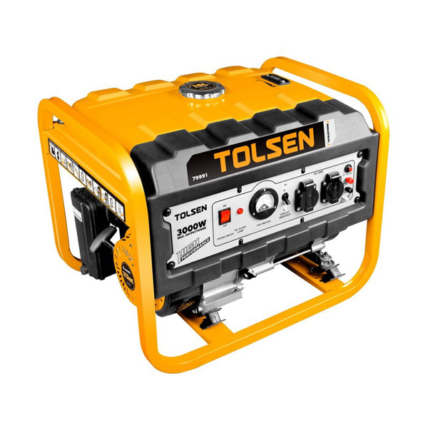 Електрогенераторна установка бензинова Tolsen 3000W (79991), фото 1
