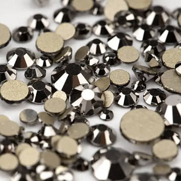 Стрази Mix DMC Premium, Jet Hematite (від ss4-20) уп 1440 шт.