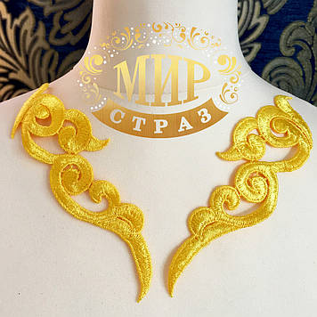 Мереживні фрагменти (дзеркальна пара) 16х5 см Колір Summergold