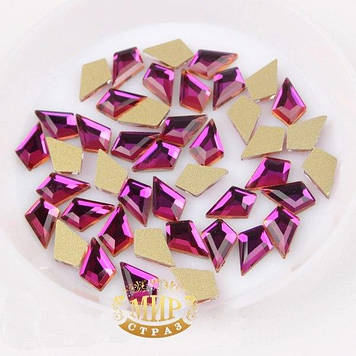 Стрази для дизайну нігтів, колір Volcano (5,5х8,5мм), 1 шт.