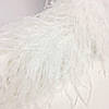 Страусове боа De'Lux TM "Glamora", трьохшарове, колір White (017), 1 м, фото 3