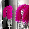 Страусове боа TM Glamora De'Lux, тришарове, колір Fuchsia   (014), 1 м, фото 4