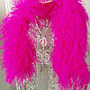 Страусове боа TM Glamora De'Lux, тришарове, колір Fuchsia   (014), 1 м, фото 3