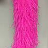 Страусове боа TM Glamora De'Lux, тришарове, колір Bright Pink  (01), 1 м, фото 5