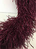 Страусове боа De'Lux, TM "Glamora" шестишарове, колір Maroon  (034), 1 м, фото 6