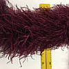 Страусове боа De'Lux, TM "Glamora" шестишарове, колір Maroon  (034), 1 м, фото 8