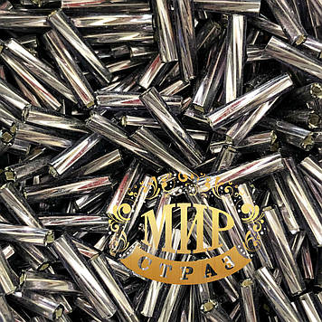 Склярус кручений, колір Tanzanite, довжина 9 мм, 10 г