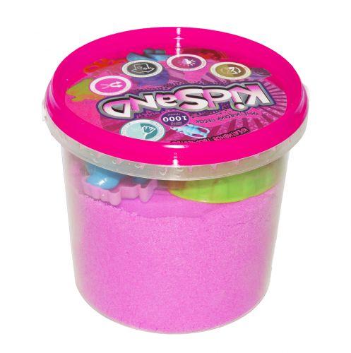 Кінетичний пісок "KidSand", рожевий, 1000 г [tsi47722-TSI], фото 1