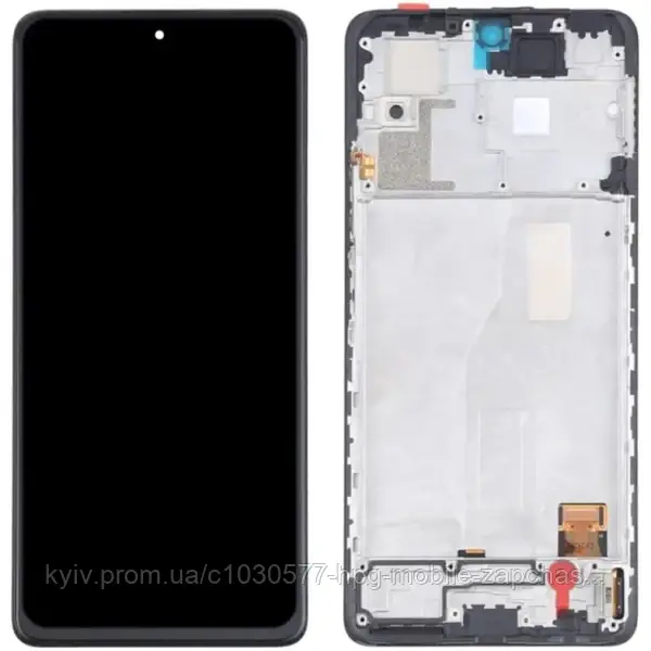 Дисплей Xiaomi Redmi 4G/Note 10 Pro Max (56000200K600) модуль в зборі (екран і сенсор) з рамкою, сервісний оригінал, Чорний, фото 1