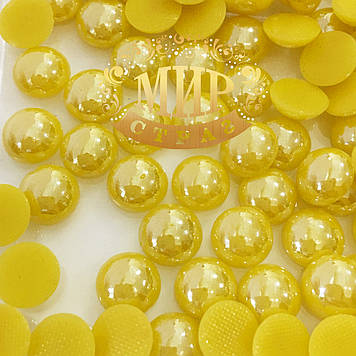 Напівперли кераміка Yellow 50 шт./пач. (РОЗМІР НА ВИБІР)