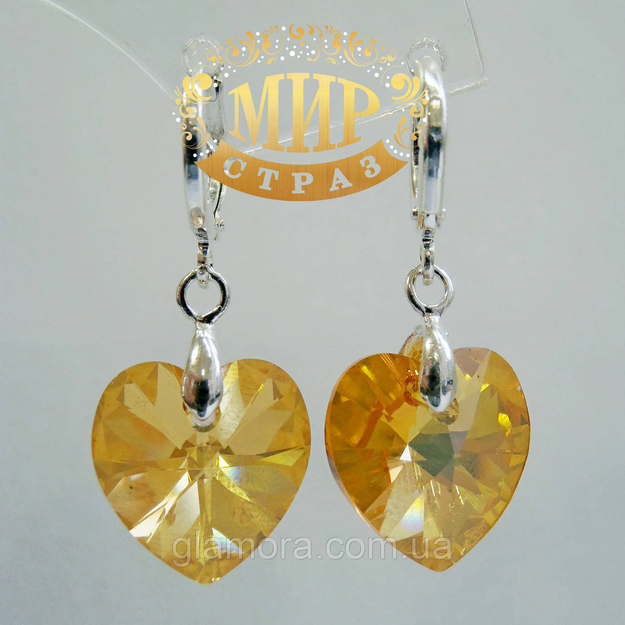 Сережки Сварівські METALLIC SUNSHINE