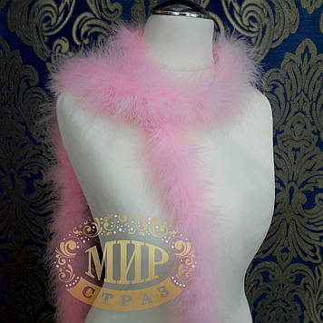 Боа  марабу довжина 1,9 м, колір Lt.Rose 20 гр