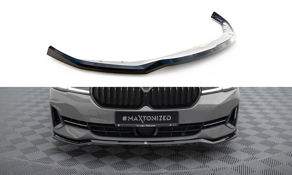Сплітер BMW G30 рестайл (2019+) тюнінг обвіс губа спідниця елерон (V2)