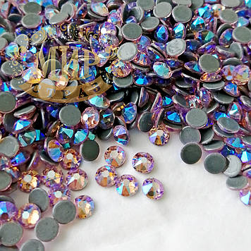 Стрази Xirius Crystals, колір Pink AB, ss20 (4.6-4.8mm), Hotfix, 100 шт.