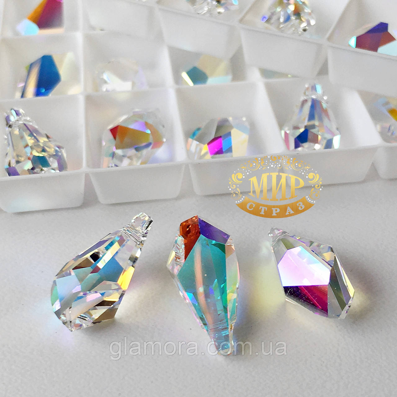 Оригінальна підвіска SWAROVSKI Crystal AB 17 мм, фото 1