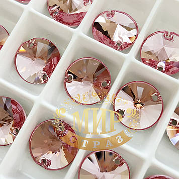Пришивні кристали Swarovski, арт 3200, колір Lt Rose, 14 мм, 1 шт.