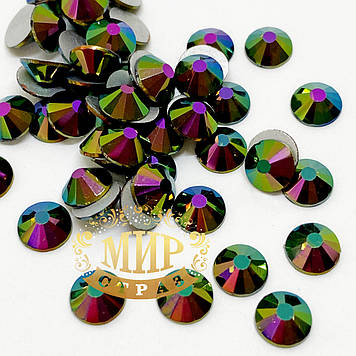 Стрази DMC Преміум, Scarabaeus Green, ss16 (4 мм), 100 шт.